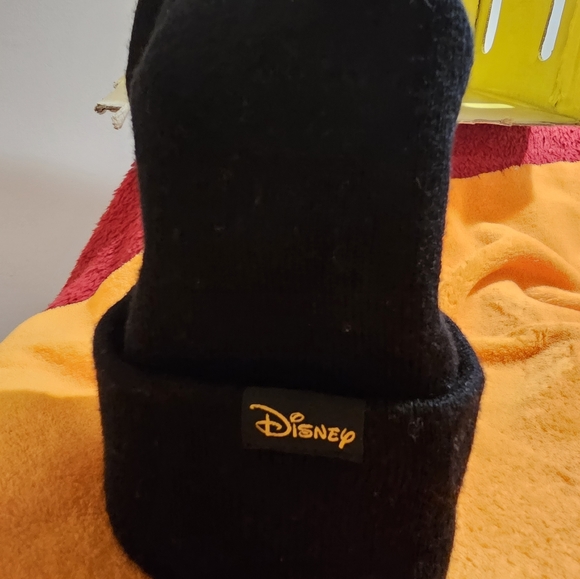 Vintage Disney's Cupid micky mouse beanie made in Korea black and original new - Picture 2 of 5